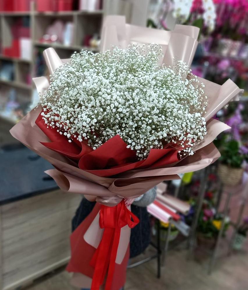 Букет Белые хлопья в Гаврилом-Яме Букет цветов из: Гипсофила в Гаврилом-Яме