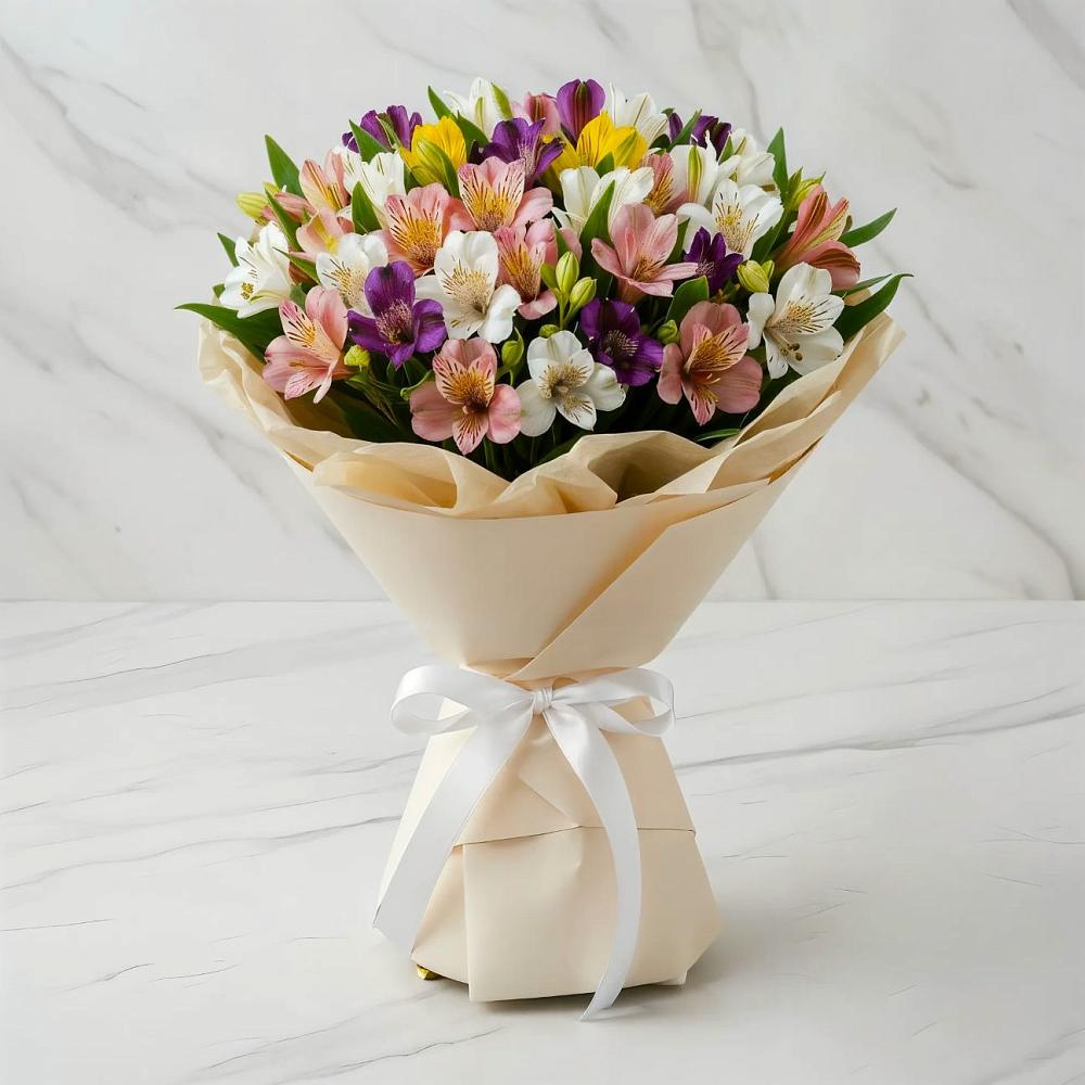 Букет цветов из: Альстромерии в Гаврилом-Яме