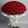 Букет 101 Красная роза Блэк Мэджик в Гаврилом-Яме