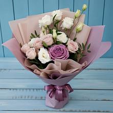 Букет цветов из:  Розы и Лизиантусы #REPLACE_PRED# Гаврилом-Яме