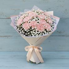 Букет цветов из:  Гвоздики в Гаврилом-Яме