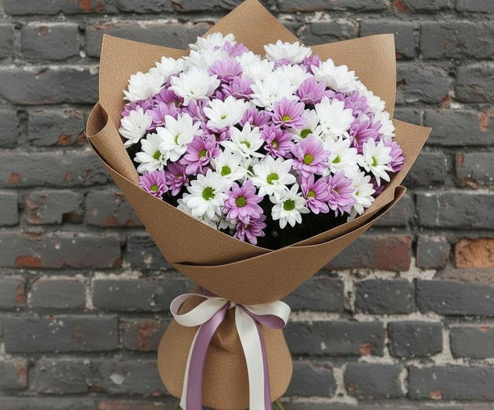 Букет цветов из: Хризантемы в Гаврилом-Яме