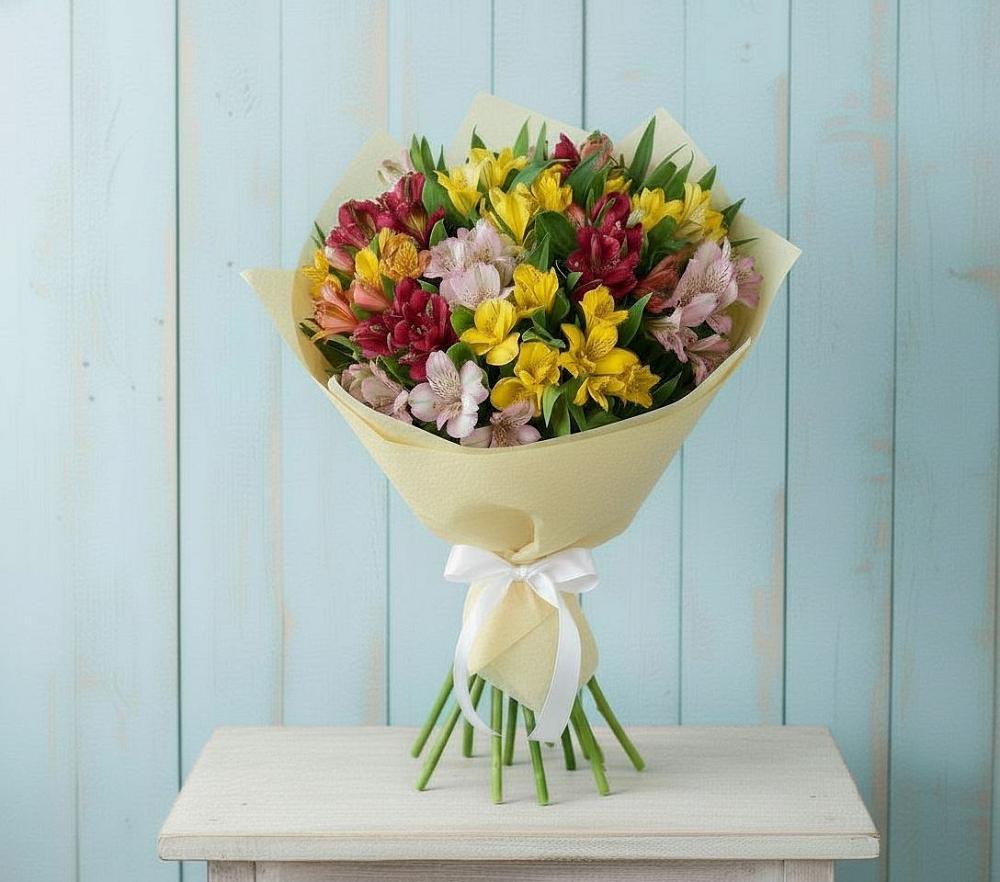 Букет цветов из: Альстромерии в Гаврилом-Яме