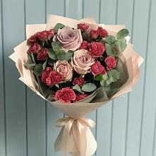 Букет цветов из:  Гвоздики и Розы #REPLACE_PRED# Гаврилом-Яме