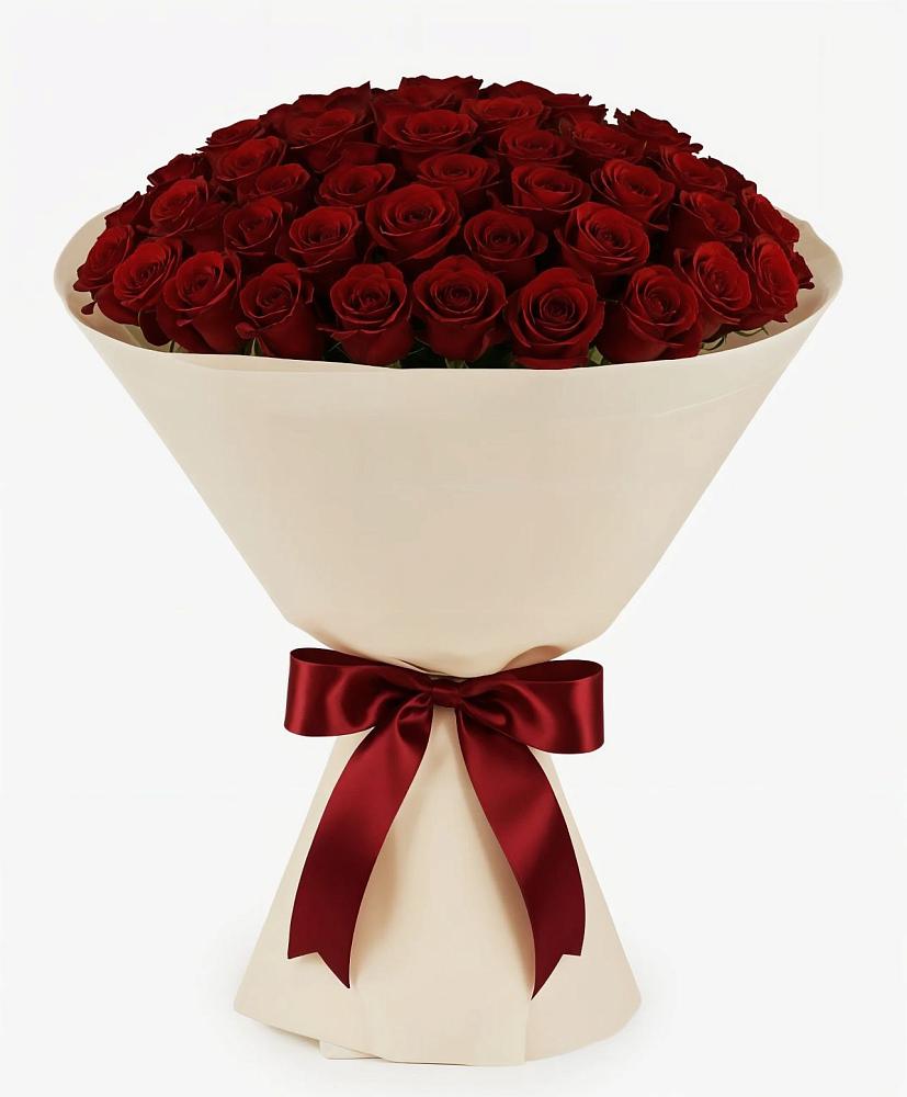 Букет 101 Бордовая роза Блэк Бакарра в Гаврилом-Яме