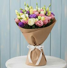 Букет цветов из:  Лизиантусы в Гаврилом-Яме